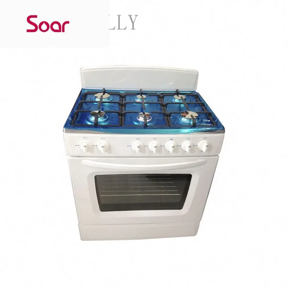 4 burner cooking range free standing 3 Burner gas oven and 1