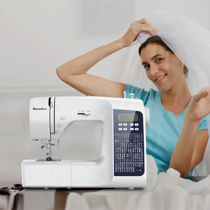 Rosatex 2720 Top Loading Hook System Multi-Function Household Sewing Machine