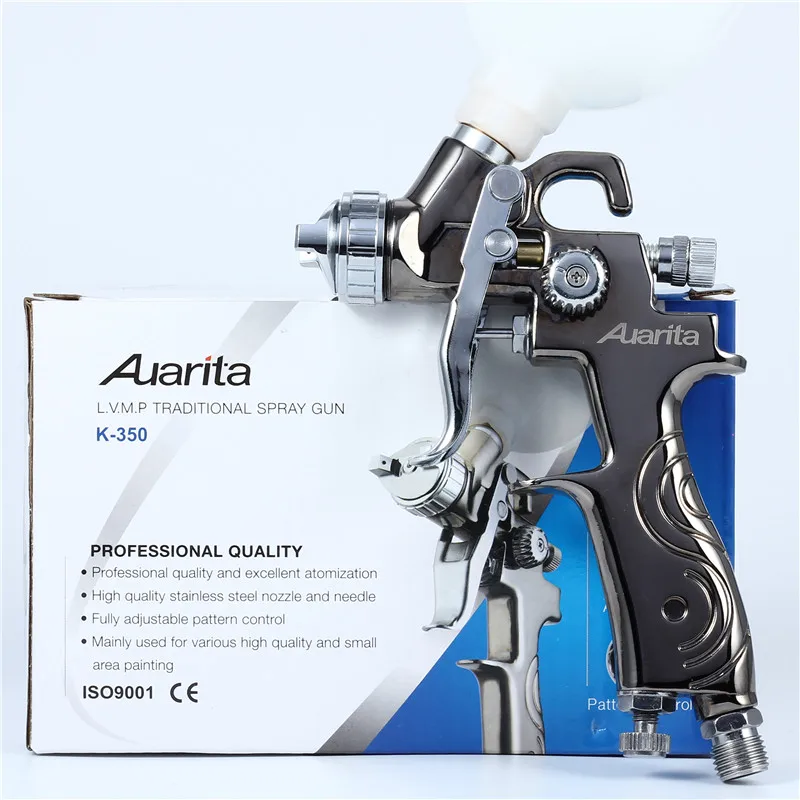 Auarita K-350 Grosir Spray Gun Hvlp 0.8mm nozzle 250ml wholesale building caulking spray metal foaming gun
