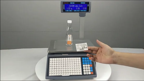 15KG 30KG Weighing Scale Label Barcode Printing Rongta-digital for supermarket Walmart WIFI LCD Display RLS1000/1100