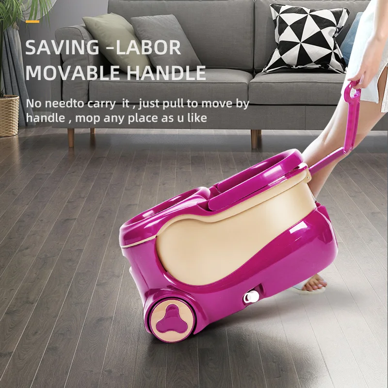 Factory direct selling 360 degree rotating tornado mop floor cleaning mop with bucket