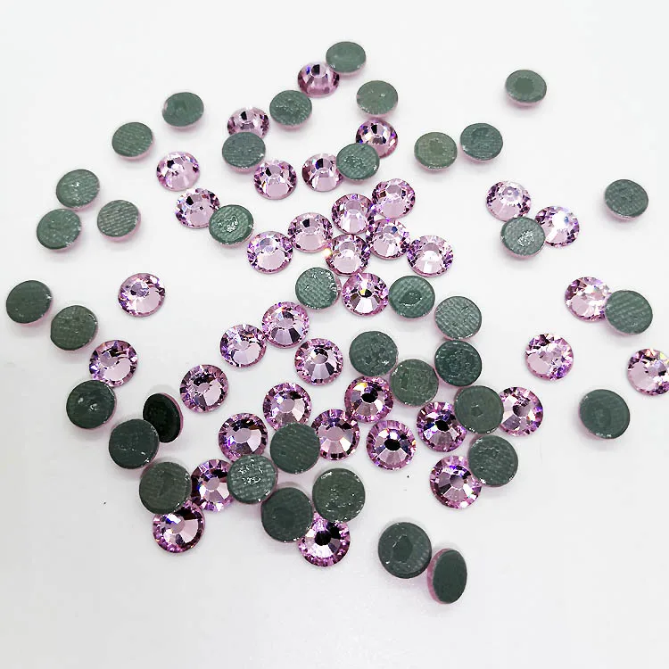 
High End Quality Flat Back Austrian Hotfix Rhinestone with Intensive Glue Glass Rhinestone bead SS4 to SS34 