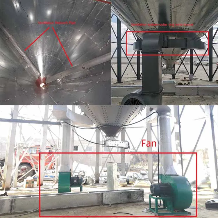 100 Ton Grain Wheat Storage Corrugated Steel Grain Silo Price