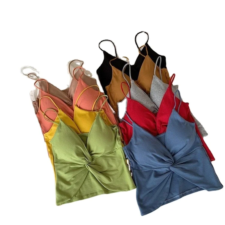 Женский топ с подкладкой brallete, топ с подкладкой из ткани с резьбой на спине