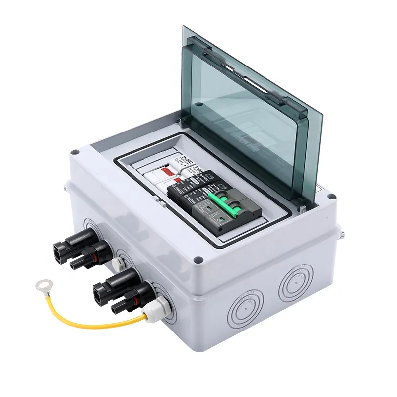 1 в 600V15A ABS + PC комбинированная коробка со встроенным предохранителем защита от перенапряжения солнечная фотоэлектрическая распределительная