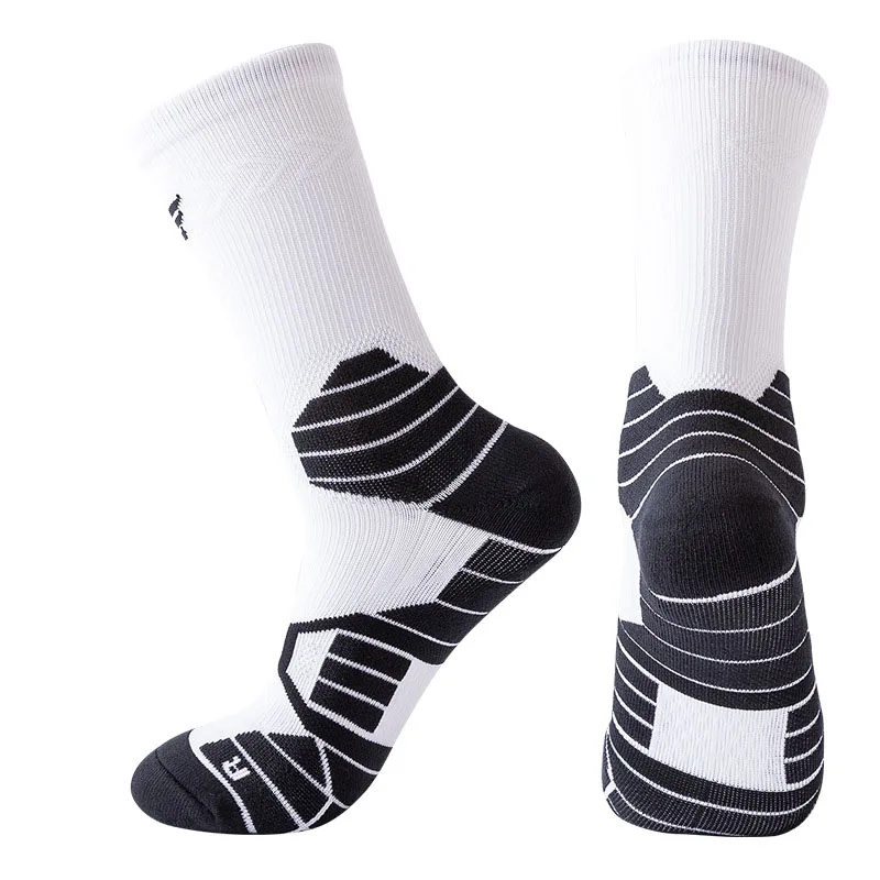 wholesale basketball men elite knitted athletic socks sports embroidered custom mens logo oem sport sock basketball socks