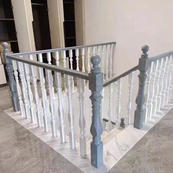 Thailand rubber wood solid wood stair handrail column