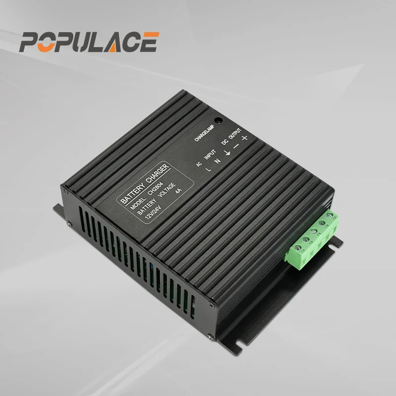 POPULACE Diesel CH2804 Generator Automatic Trickle Charger 12V 24V DC 4A Generator Battery Charger CH2804