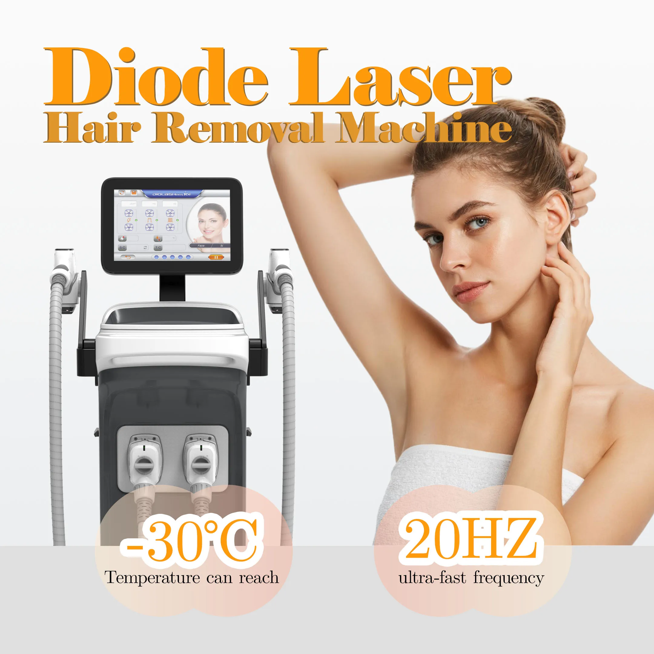 Nubway New Generation 808nm Diode Laser Beauty Machine Full Body Hair Removal For Male