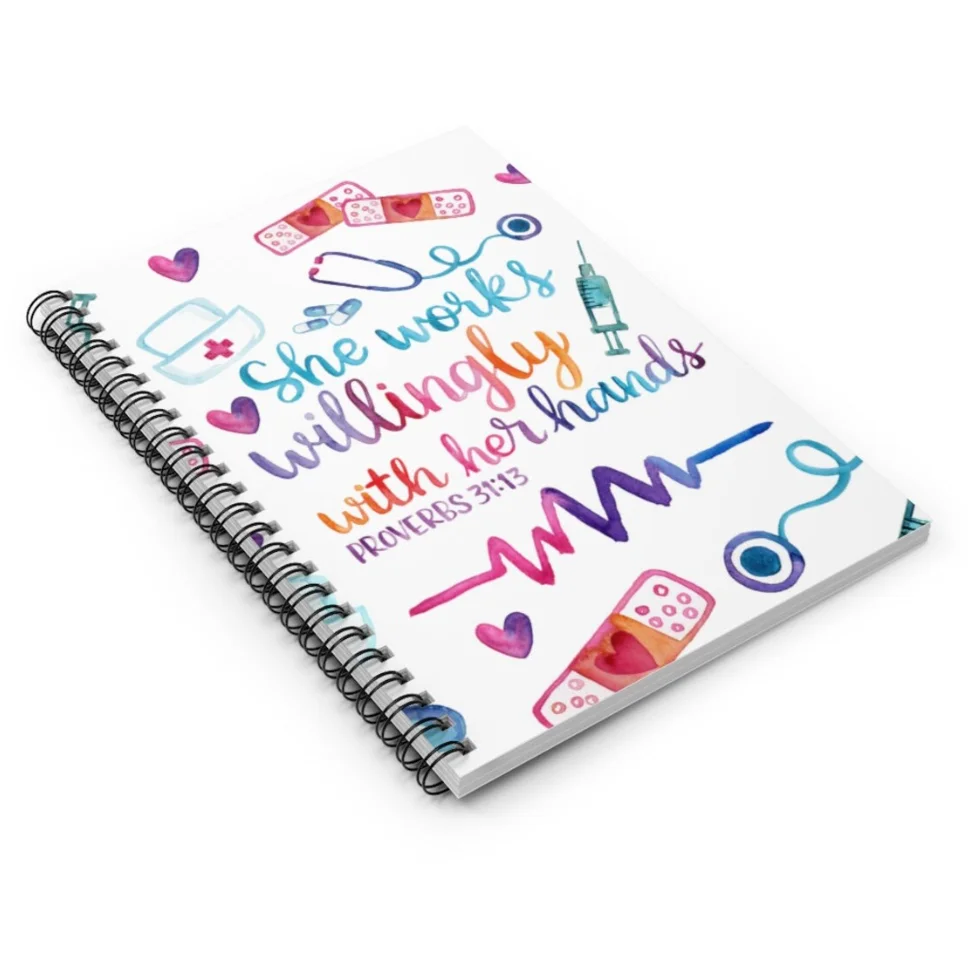 manufacturer custom eco friendly blank dotted travelers personal nursing notebook journal