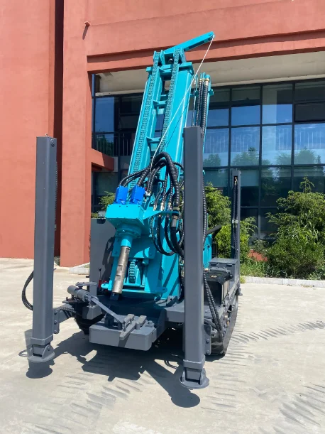 Hydraulic crawler drilling rig pneumatic down-the-hole drilling rig water well drilling rig