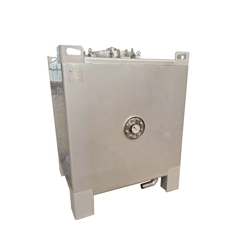 Food Grade 1500L IBC Tank Stainless Steel Tote Tank Wine Storage Tank