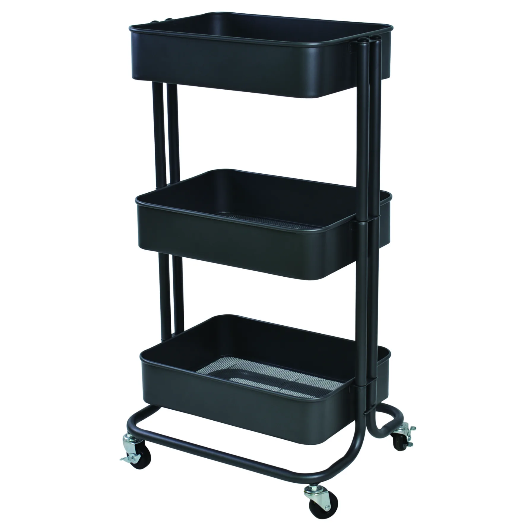 Hot selling metal bathroom livingroom kitchen storage trolley
