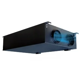 1000m3/h air flow big space wifi connected smart home office mall ceiling mounted erv ventilation systems