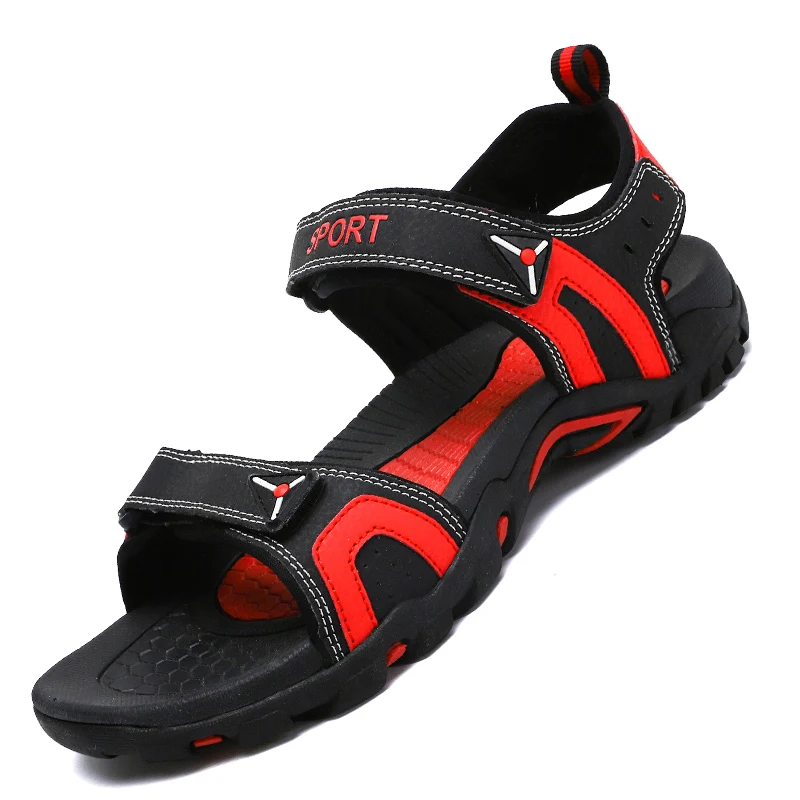 
2020 New Design Sandals Mens Sandalias Hombre Slipper leather Kito Sandals Open Shoes For Men 