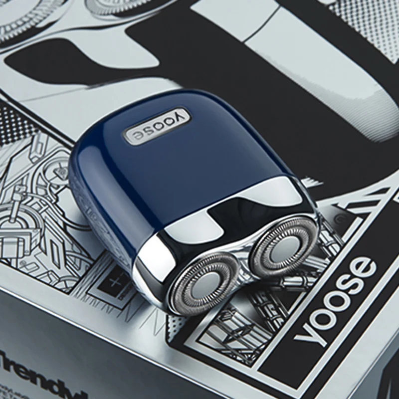 
Yoose Portable MINI Electric Shaver for Men Waterproof USB Rechargeable Lithium Battery Cordless Razor for Gift 