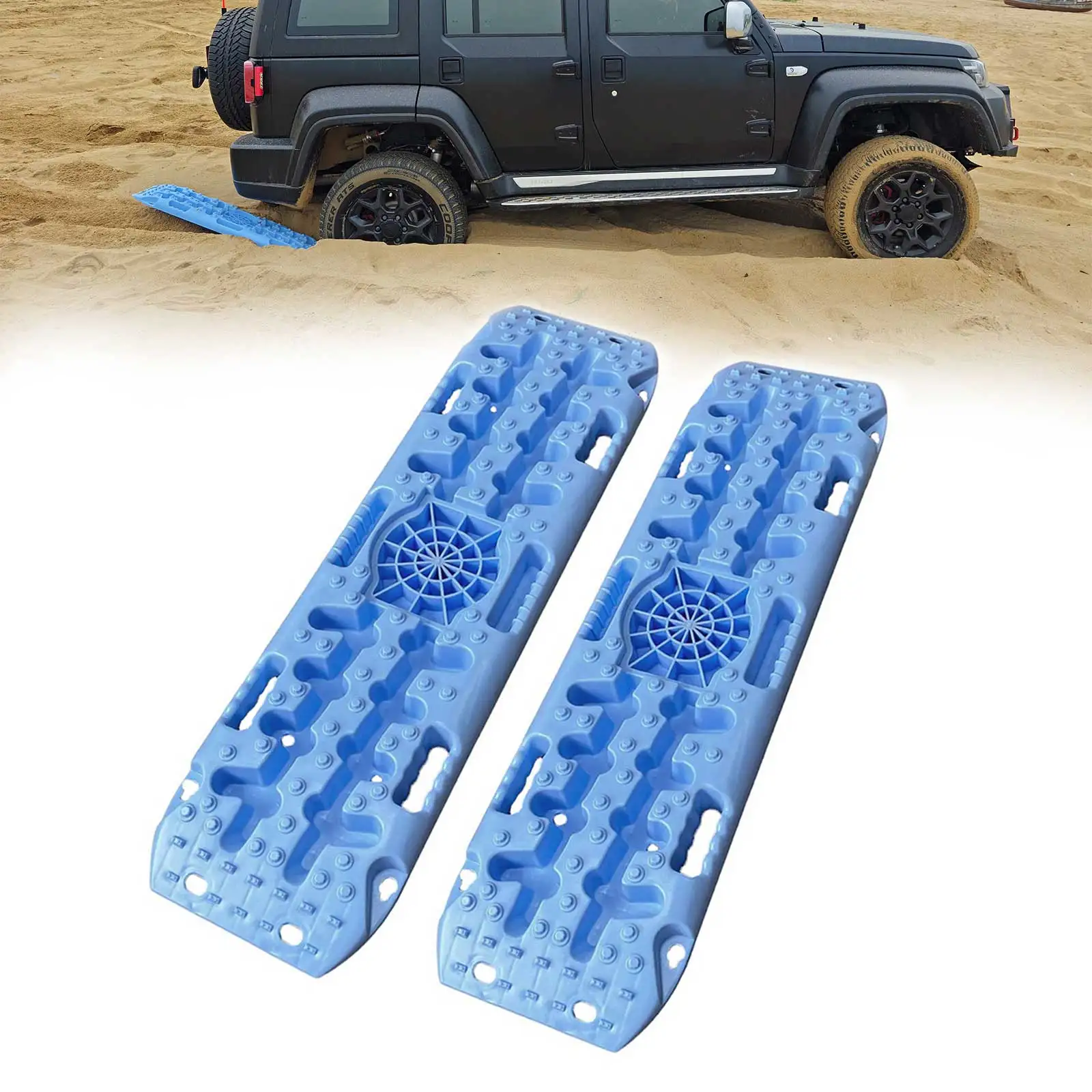 4x4 Vehicle Off Road Recovery Traction Tracks Board Sand Mud Snow Track Tire Ladder 4WD