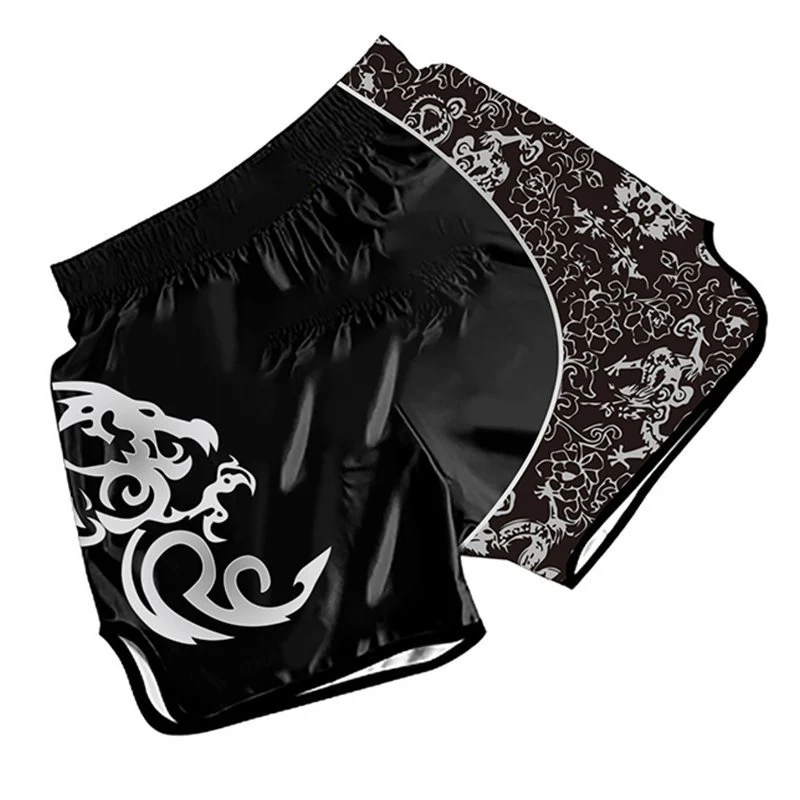 Customized Martial Arts Wear MMA BJJ Fight Club FTG Quick Dry Plus Size Outdoor Sports Jogging Run Gym Boxing Pants Boxer Shorts