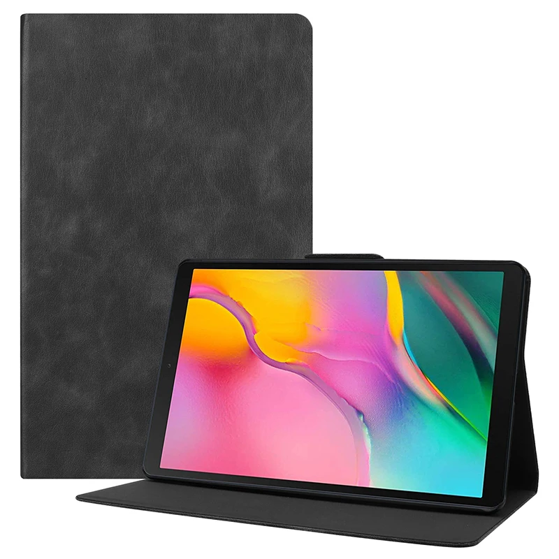 Коровьей текстура чехол для планшета Samsung Galaxy Tab a 10 1 T510 T515 2019 цвет синий черный; Большие размеры