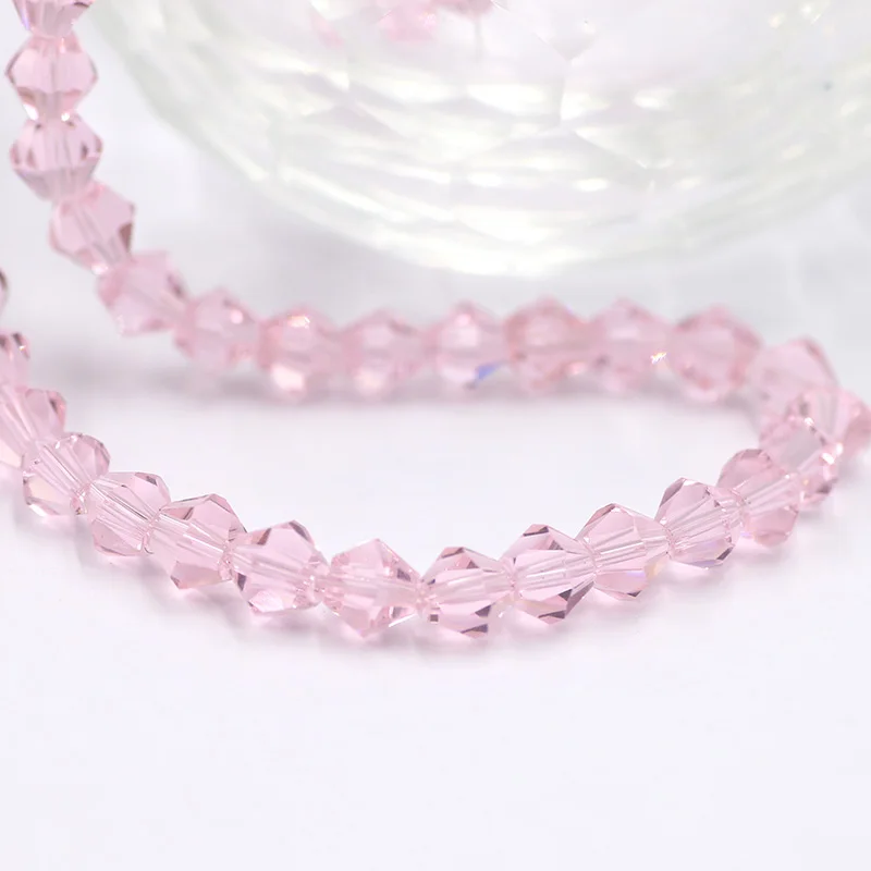 Faceted Bicone Glass Beads for Jewelry Making Adults 2MM Crystal Beads for Bracelet Charms DIY Crafts Accessories 5strands/batch