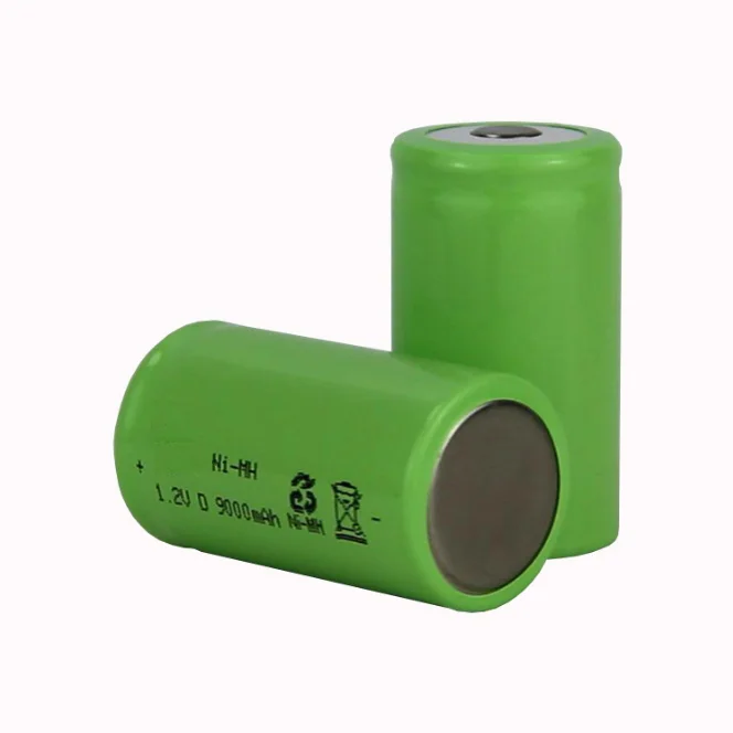 China manufacture 1.2V D8000mAh D9000mAh D10000mAh  NIMH BATTERY CELL
