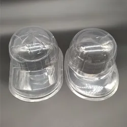 High Quality Customized Clear Transparent Baseball Hat Box Hat Display Box Hat Case