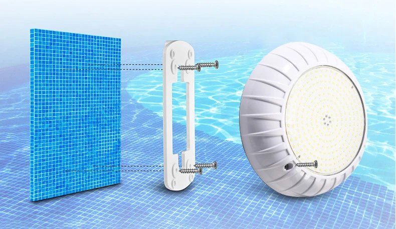 New LED Swimming Pool Lamp Wall Mounted Underwater Lamp Colorful Remote Control 18W 25W 35W