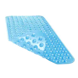 BPA free Original Bathtub Mat Non Slip Bath Mats for Tub Shower Mat with Drain Holes Suction Cups Machine Washable