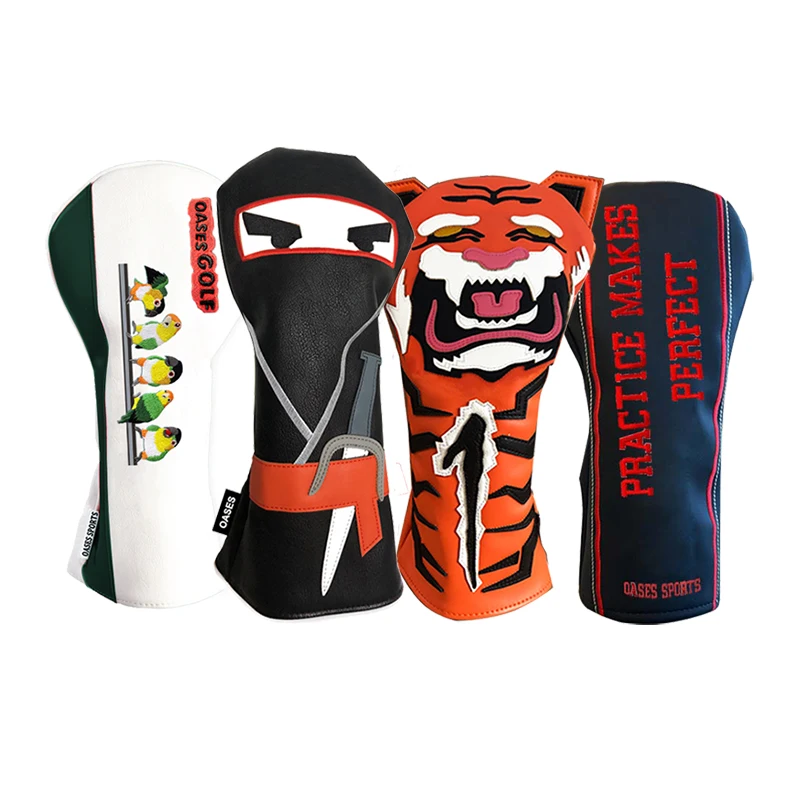 Premium PU Leather Customize Golf Headcovers Driver Factory Direct Hot Sale