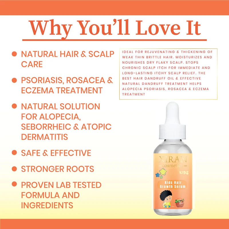 Natural Scalp care Wavy, Curly, Straight & Africa Hair Castor Oil, Rosemary Oil Hair Growth Kids Hair Care Set
