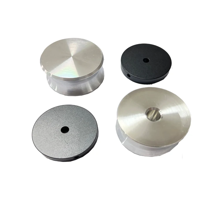 High Quality Cnc Lathe Machining Anodized Aluminum LP Vinyl Record Player Turntables Stabilizer Record Weight