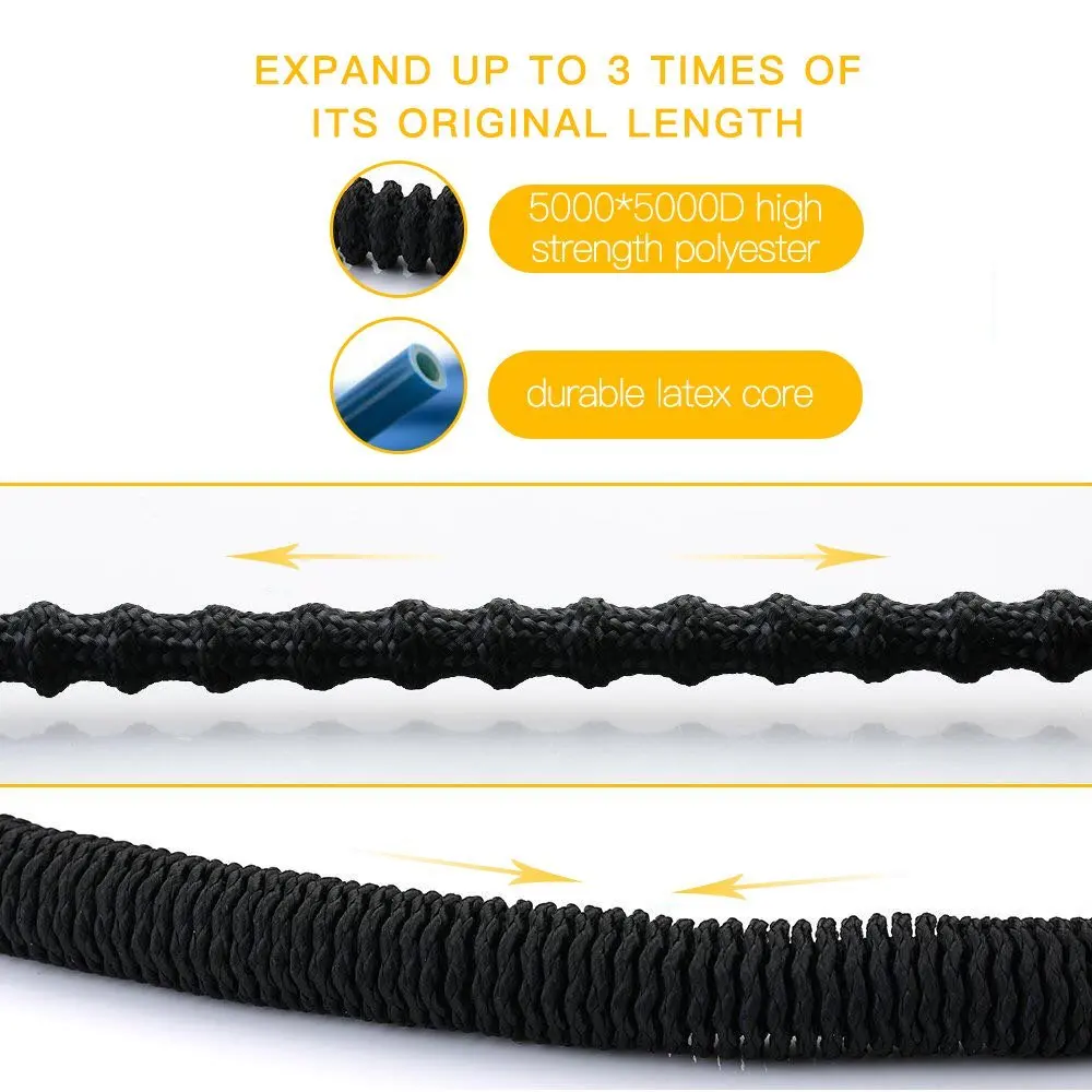 50FT garden hose for water lawn