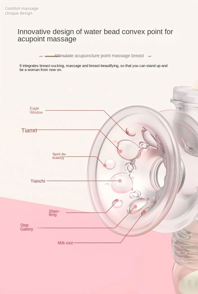 Breast Nipple Suckers Massager Pump Painless Breastfeeding Massage Manual Breast Pumps
