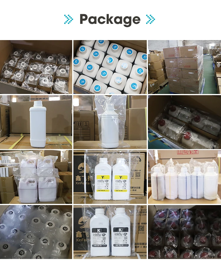 Factory Direct Sell 1000ML CMYKW Color DTF Ink for XP600 for Business from USA