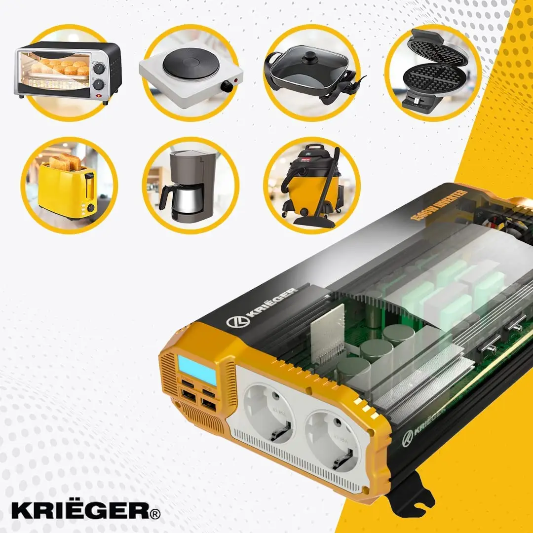 CE 1500W 3000w peak power inverter dc ac 12v 220v 50Hz/60Hz car inverters with remote control