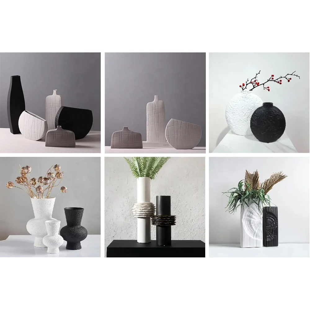 Wholesale factories of modern luxury home decoration accessories retro in customized ceramic vase