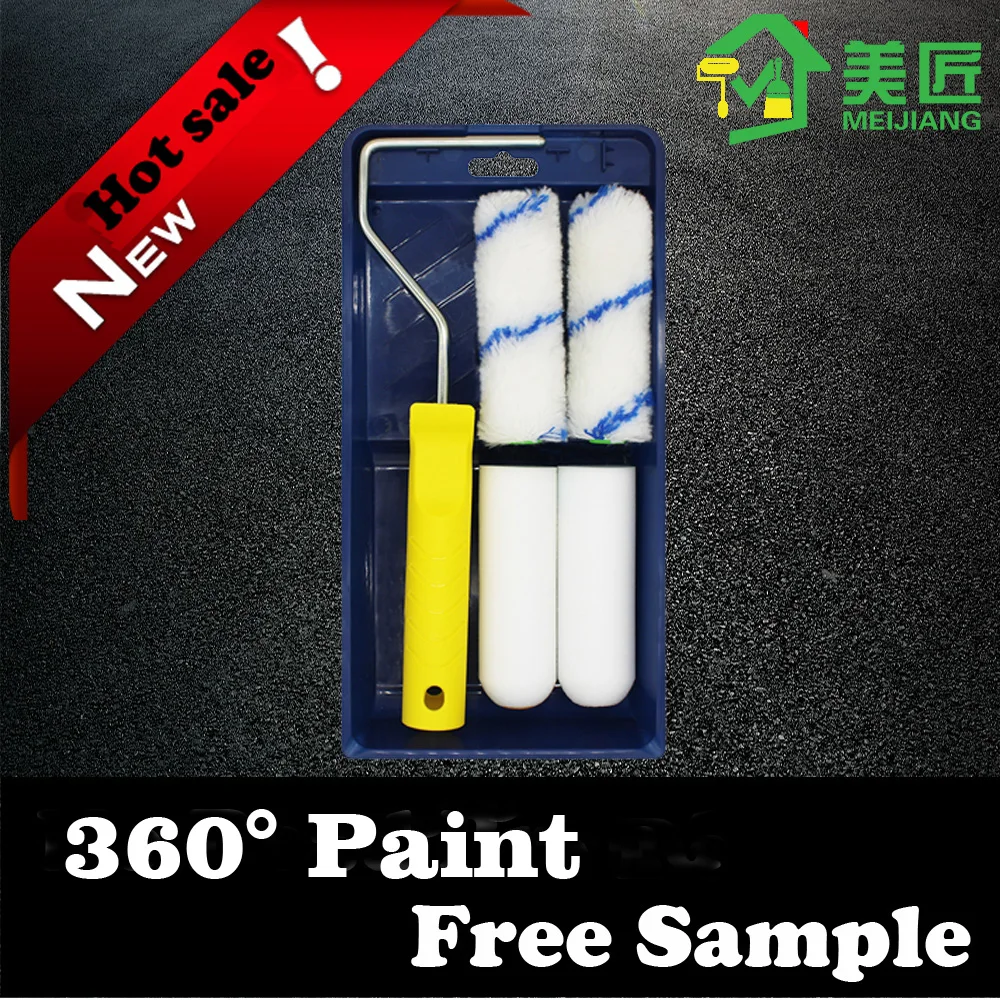 
Make in China 4 inch paint roller set include frames and 4 sleeves 