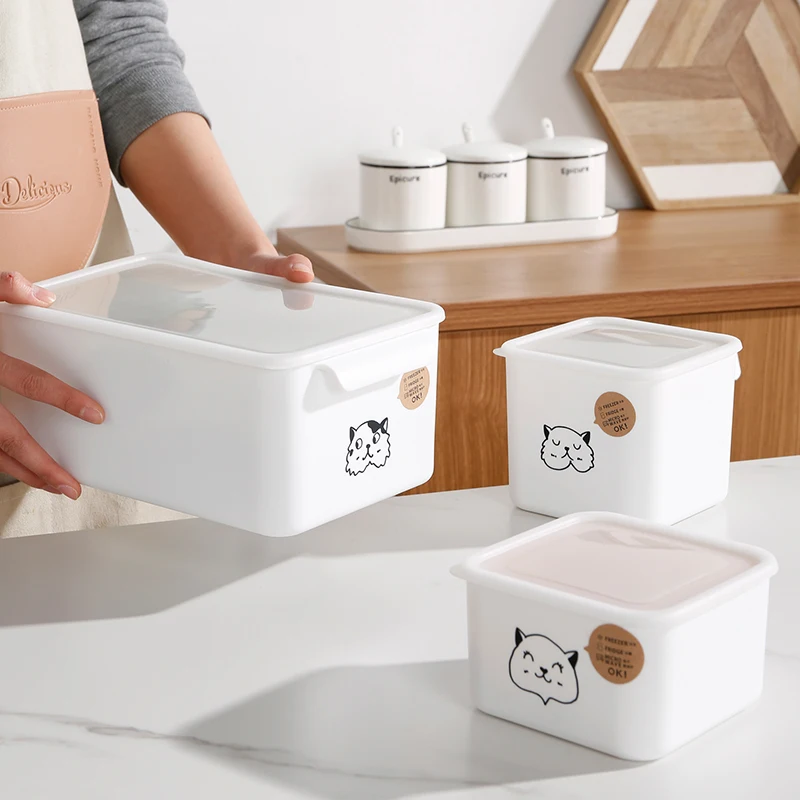 Раздвижная коробка для хранения еды в холодильнике