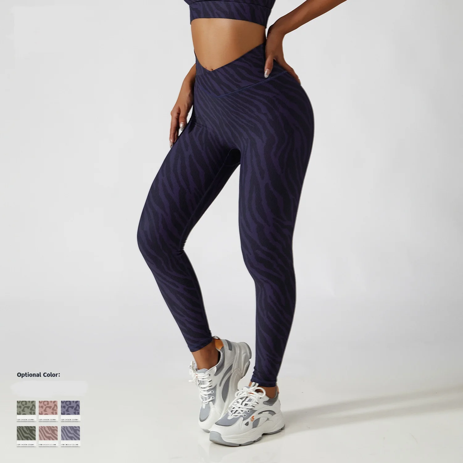 2023 Stretchy High Waisted Yoga Pants Women Compression Workout Leggings Gym Fitness Sport Tights Training Exercise Leggings