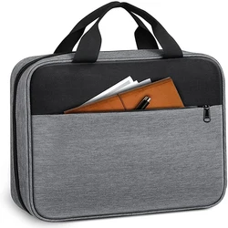Stylish Unisex Grey Durable Portable Bible Tote Bag  Book Cover Carrying Organizer