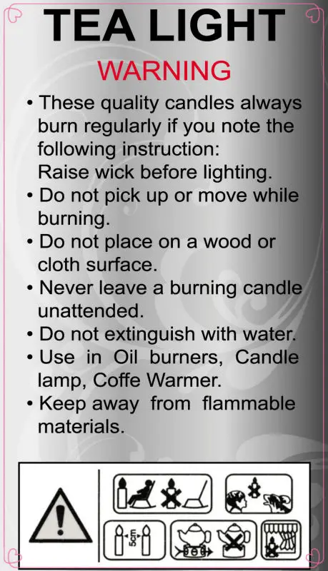 tea lights/9 hr tealight candles/tealights set