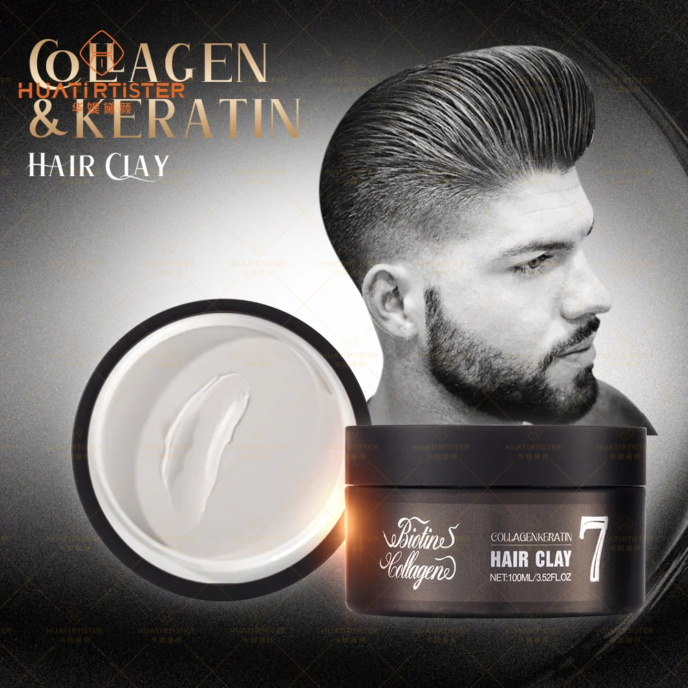 Huati Sifuli BIOTINES Custom smooth matte styling products paste hair clay wax for men oem odm