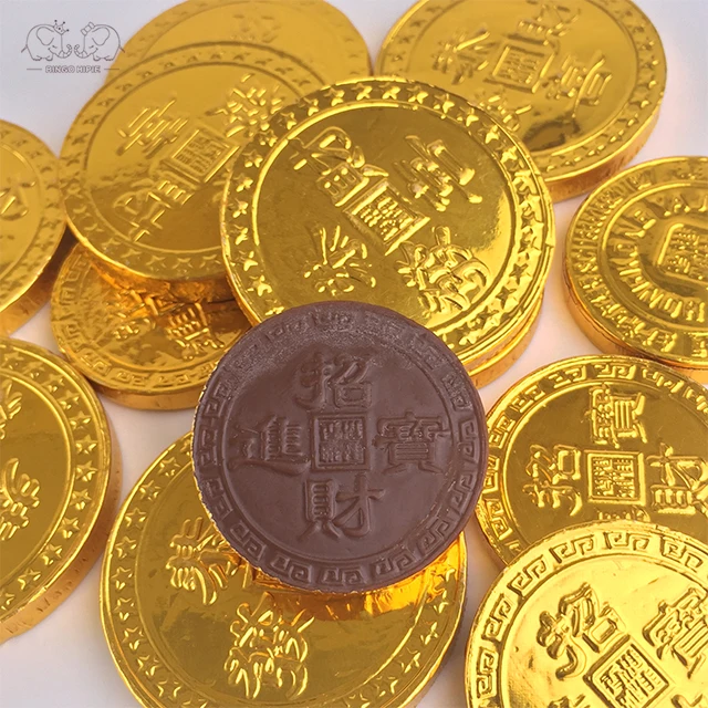 Chocolat Best Selling Chinese Factory Coin Chocolate Gold Sweet Candy Chocolate