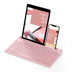 Seenda Multi-Device BT Wireless Keyboard for iPad Pro Air Android Mac Windows Phones Computer Rechargeable Backlight Keyboard