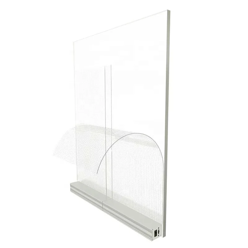 Flexible Transparent LED Film Crystal Display Screen  Shopping Mall Windows Glass Advertising Panel for Video Application
