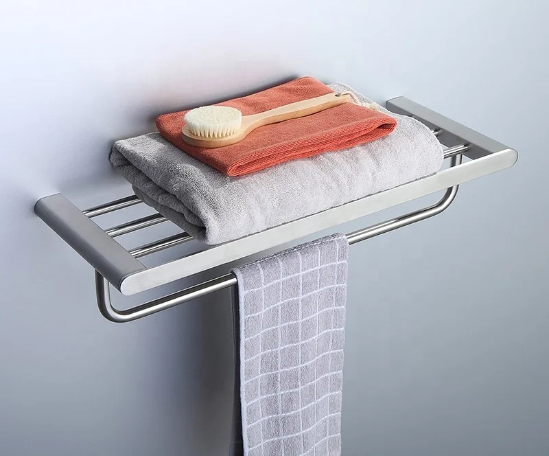 Duxini ss 304 toilet metal home bathroom accessories shelf rack hanger  brushed nickel bathroom accessories shower set