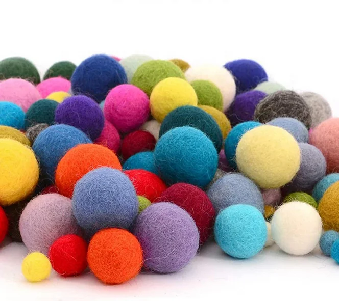 Reduce Clothing Wrinkles Naturally reusable 100% New Zealand Chemical Free Fabric Softener Organic Wool Dryer Balls