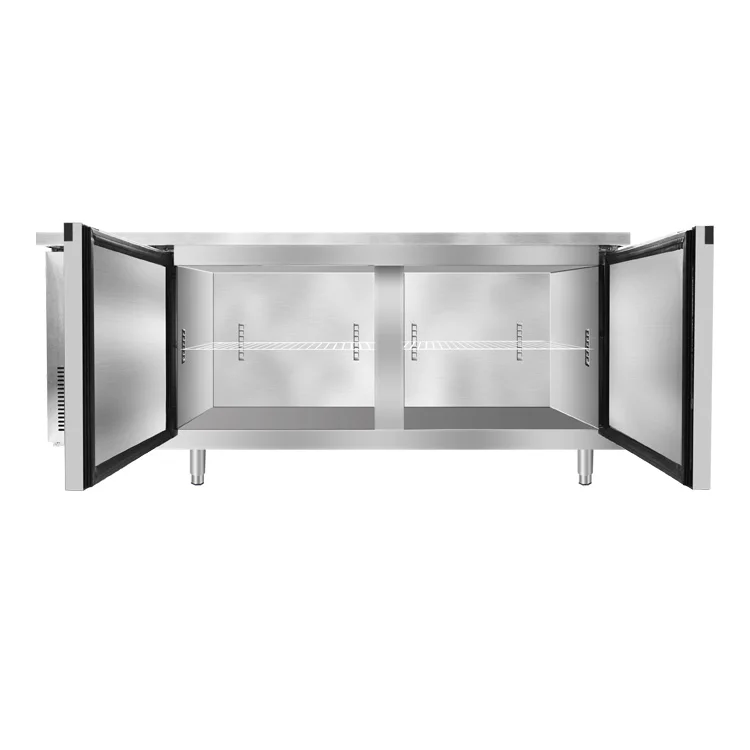 2 Door Direct Cooling Under-counter Refrigerator Commercial Food Refrigeration Equipment