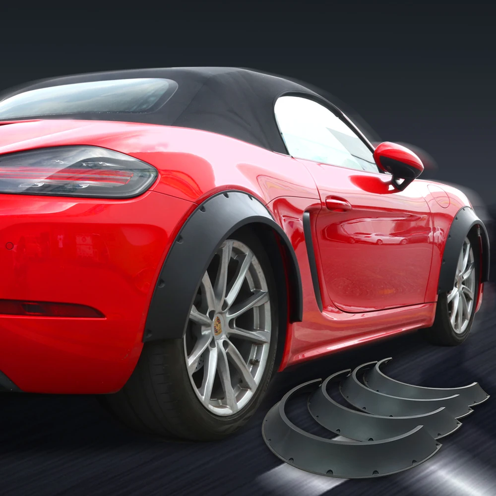 Universal Plastic Flare Eyebrow Cantoneras Protector Parafanghi Car Wheel Arch Evazari Fender Flares Universal Abs Guardabarros