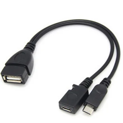 Микро USB хост OTG кабель с питанием для Android устройств телефонов Samsung / HTC Nexus